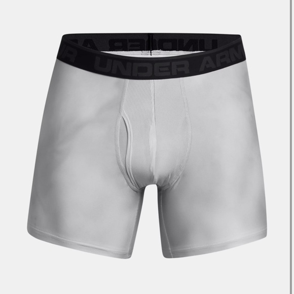 Under Armour Original Boxerjock 6” Boxer Brief Gray/Black Tights Mens Size 4XL - Picture 3 of 8